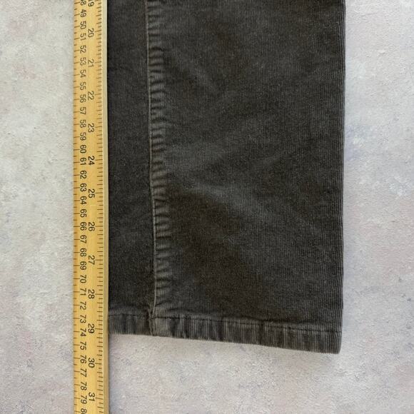 Talbots Pants Women's 10 Gray Corduroy Simply Flattering 5-Pocket Straight Leg - Picture 8 of 9